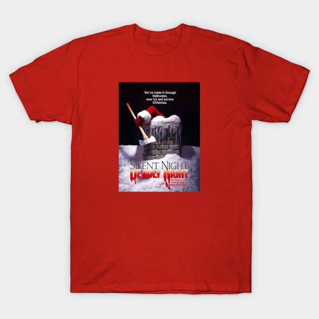 Silent Night, Deadly Night T-Shirt by Asanisimasa